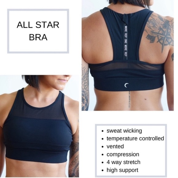 ZYIA Other - ZYIA Black All Star Bra Medium